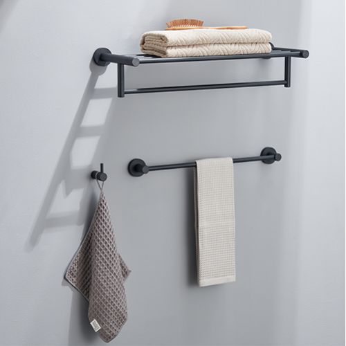 BLACK TOWEL RACK COMBINATION